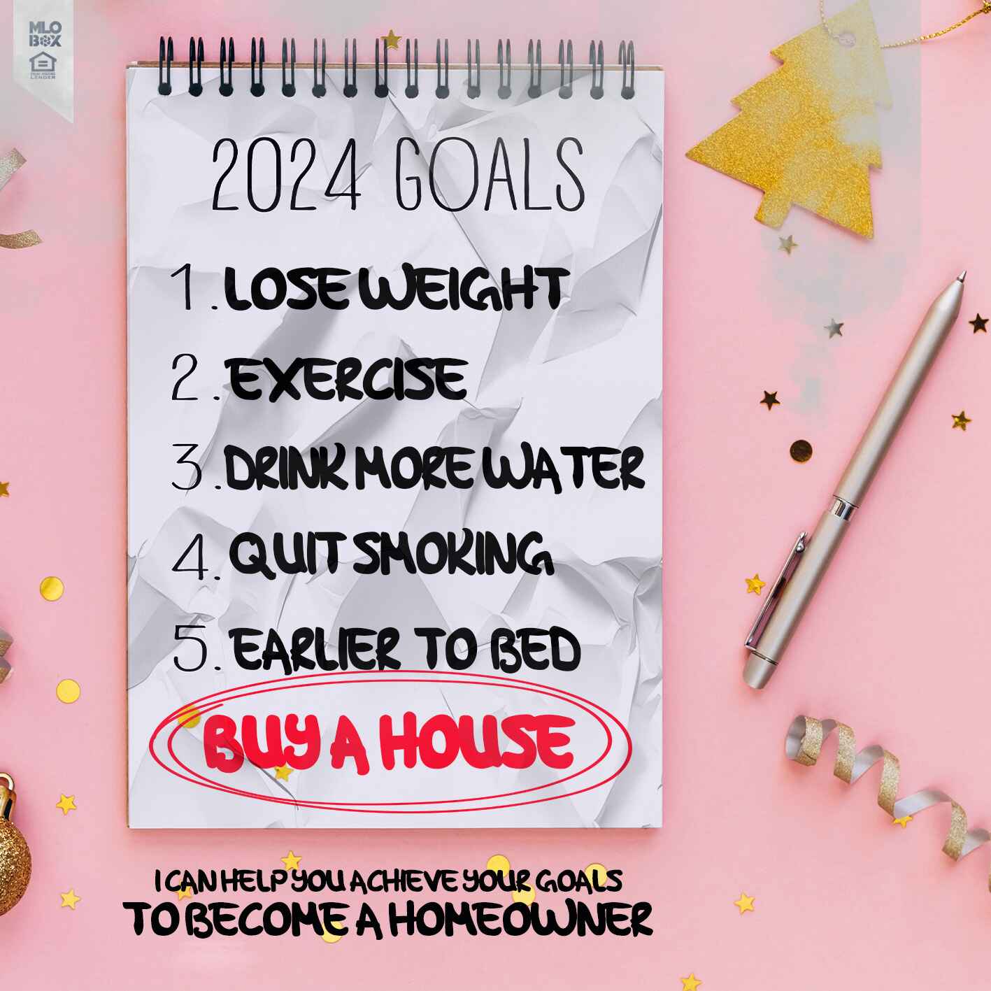 2024 GOALS - Renato Rodic - Mortgage Loan Originator